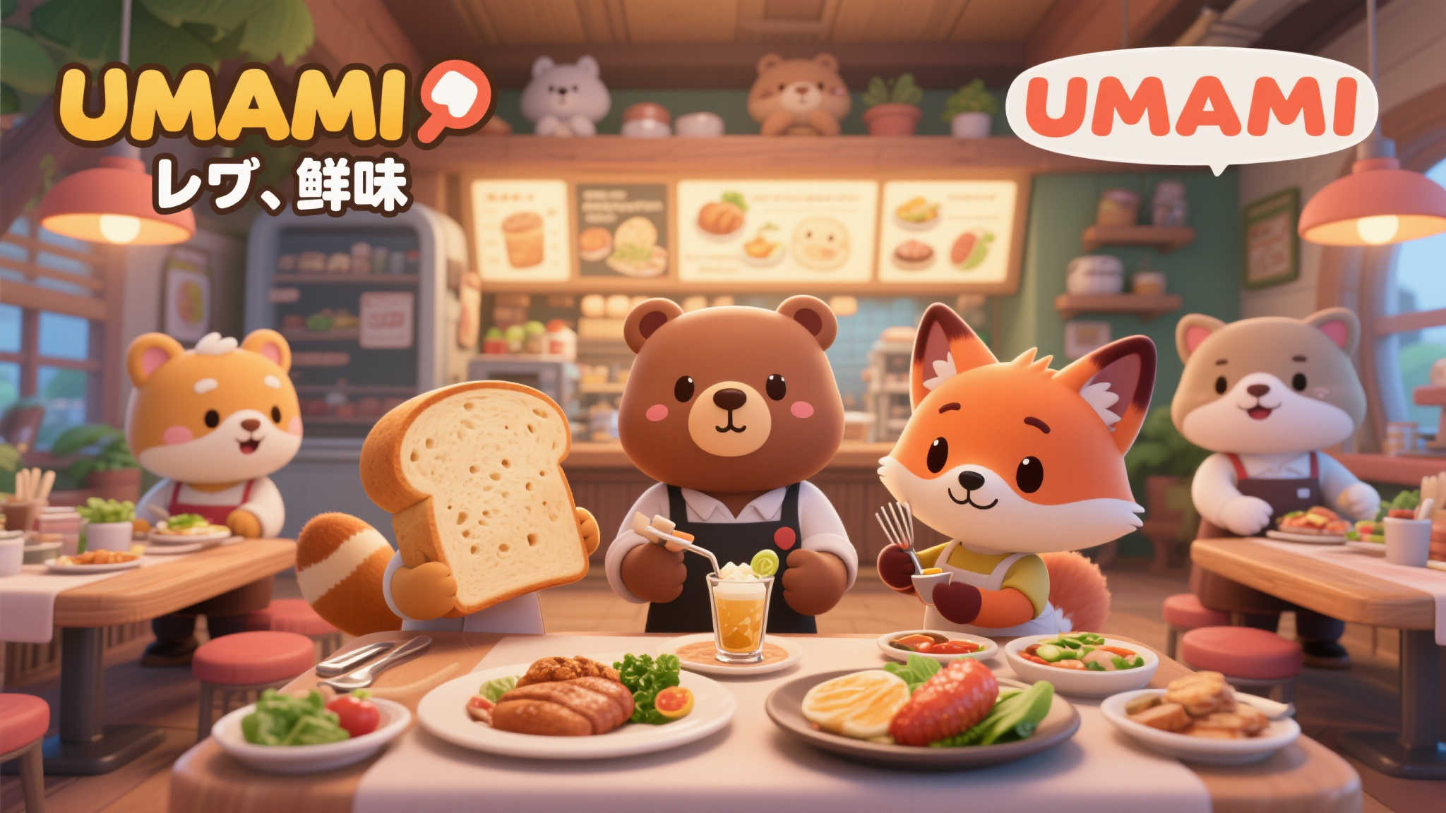 《UMAMI》首次亮相:美食与萌宠相伴的轻松游戏 《UMAMI》首次亮相:美食与萌宠相伴的轻松游戏